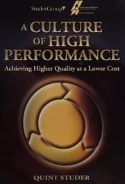 Tapa de A culture of high performance