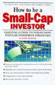 Tapa de How to be a Small-Cap Investor