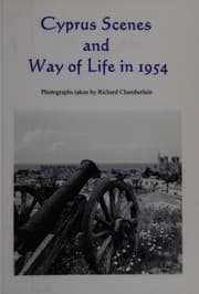 Tapa de Cyprus scenes and way of life in 1954