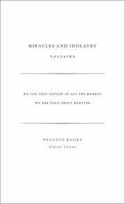 Tapa de MIRACLES AND IDOLATRY