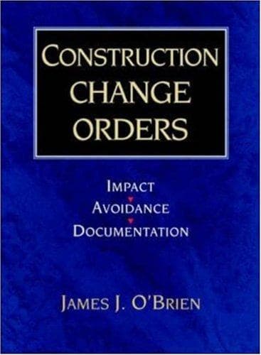 Tapa de Construction change orders