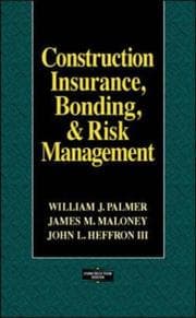 Tapa de Construction insurance, bonding, and risk management