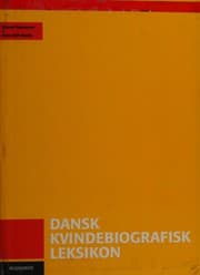 Tapa de Dansk kvindebiografisk leksikon
