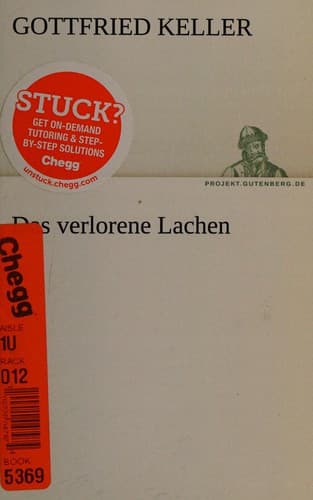Tapa de Das verlorene Lachen