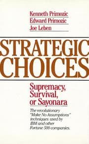 Tapa de Strategic choices
