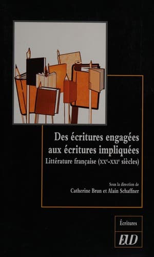 Tapa de Des écritures engagées aux écritures impliquées