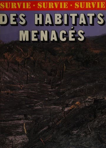 Tapa de Des habitats menacés