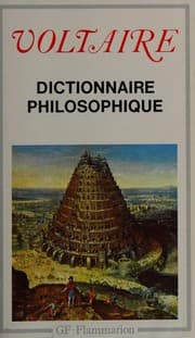 Tapa de Dictionnaire philosophique