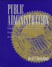 Tapa de Public administration