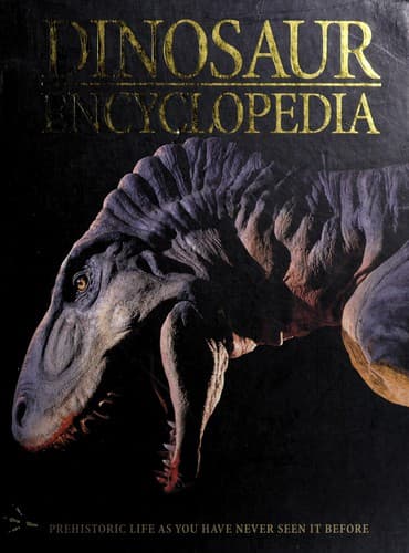 Tapa de Dinosaur encyclopedia
