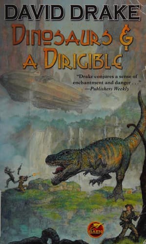 Tapa de Dinosaurs & a dirigible