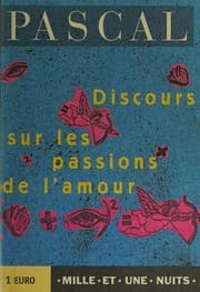 Tapa de Discours sur les passions de l'amour
