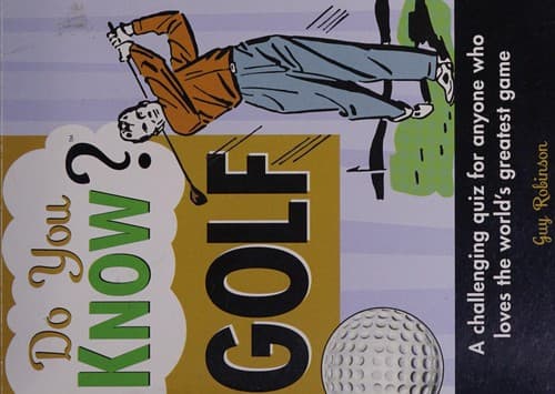 Tapa de Do you know golf?