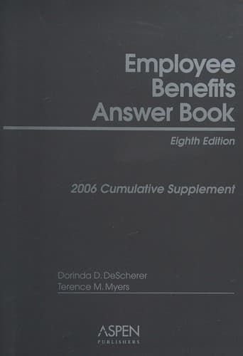 Tapa de Employee Benefits Answer Book