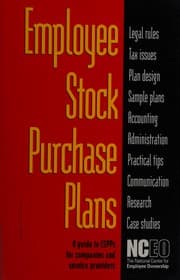 Tapa de Employee stock purchase plans