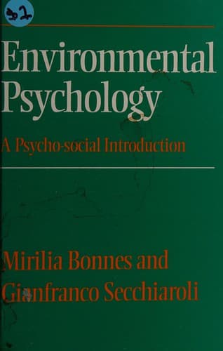 Tapa de Environmental Psychology