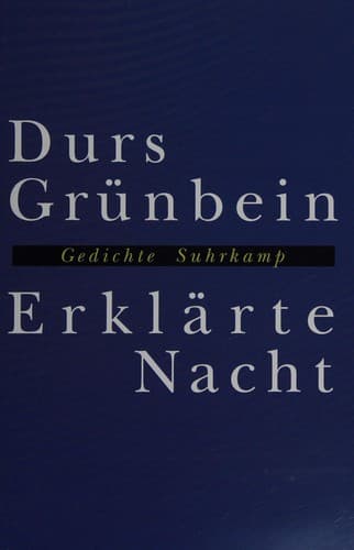 Tapa de Erklärte Nacht