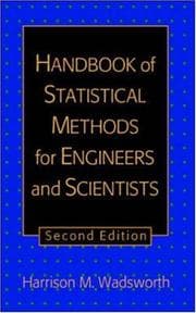 Tapa de Handbook of Statistical Methods for Engineers and Scientists