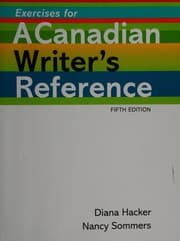 Tapa de Exercises for A Canadian writer's reference, fifth edition