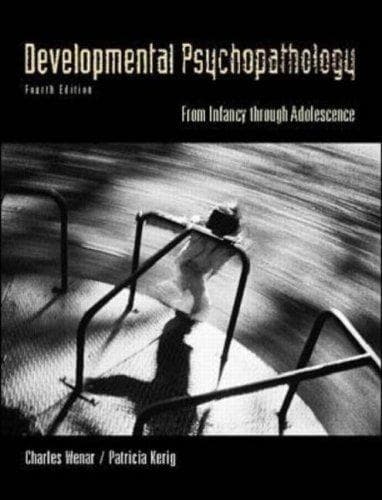 Tapa de Developmental Psychopathology