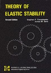 Tapa de Theory of elastic stability