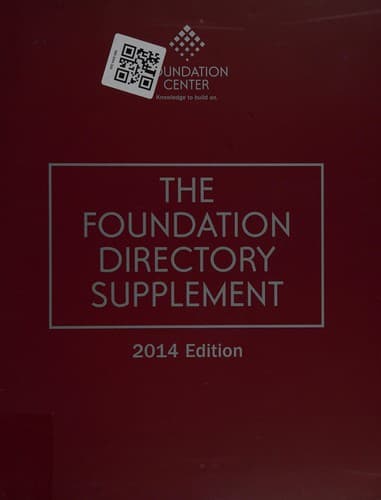 Tapa de The foundation directory supplement