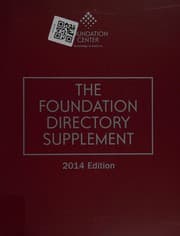 Tapa de The foundation directory supplement