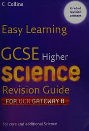 Tapa de GCSE science revision guide for OCR gateway science B.