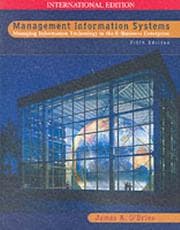 Tapa de Management Information Systems (McGraw-Hill International Editions)