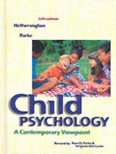 Tapa de Child psychology