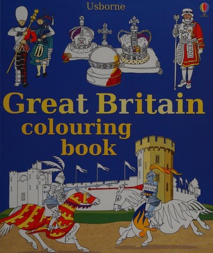 Tapa de Great britain colouring book