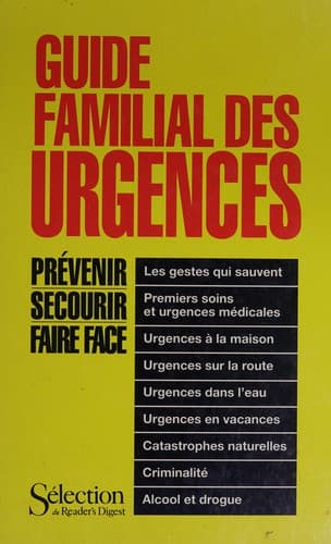 Tapa de Guide familial des urgences