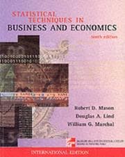 Tapa de Statististical Techniques in Business and Economics
