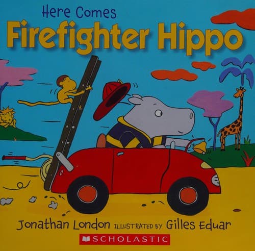 Tapa de Here comes firefighter hippo