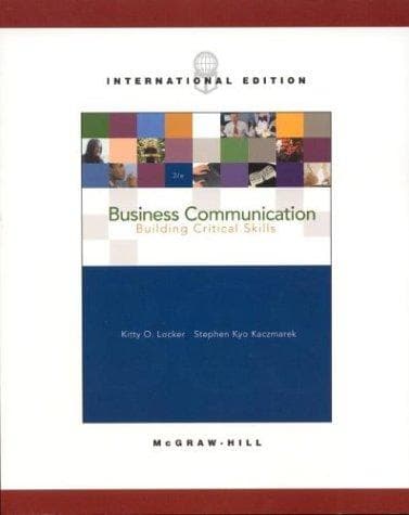 Tapa de Business Communication