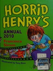 Tapa de Horrid Henry's annual 2010