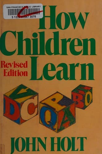 Tapa de How children learn