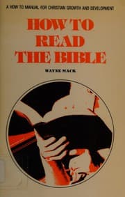 Tapa de How to read the Bible