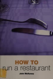 Tapa de How to Run a Restaurant