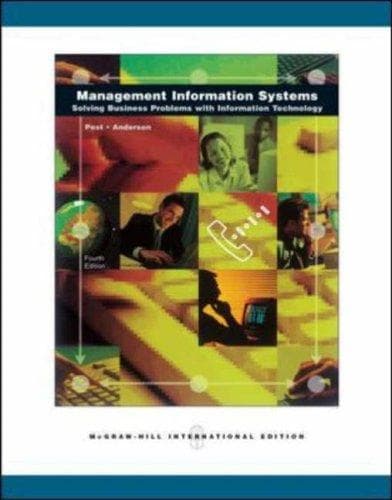 Tapa de Management Information Systems
