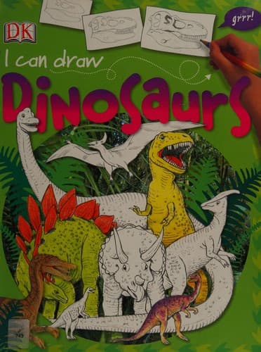 Tapa de I can draw dinosaurs