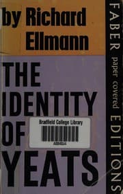 Tapa de The identity of Yeats
