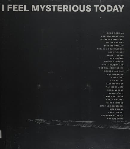 Tapa de I feel mysterious today