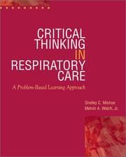 Tapa de Critical thinking in respiratory care