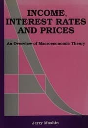 Tapa de Income, interest rates and prices