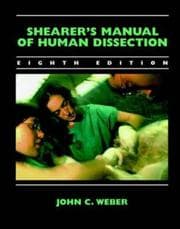 Tapa de Shearer's Manual of Human Dissection