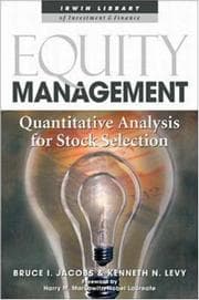 Tapa de Equity management