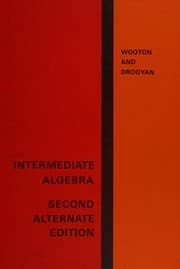 Tapa de Intermediate algebra