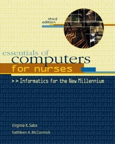 Tapa de Essentials of Computers for Nurses