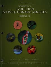 Tapa de Introduction to evolution and evolutionary genetics